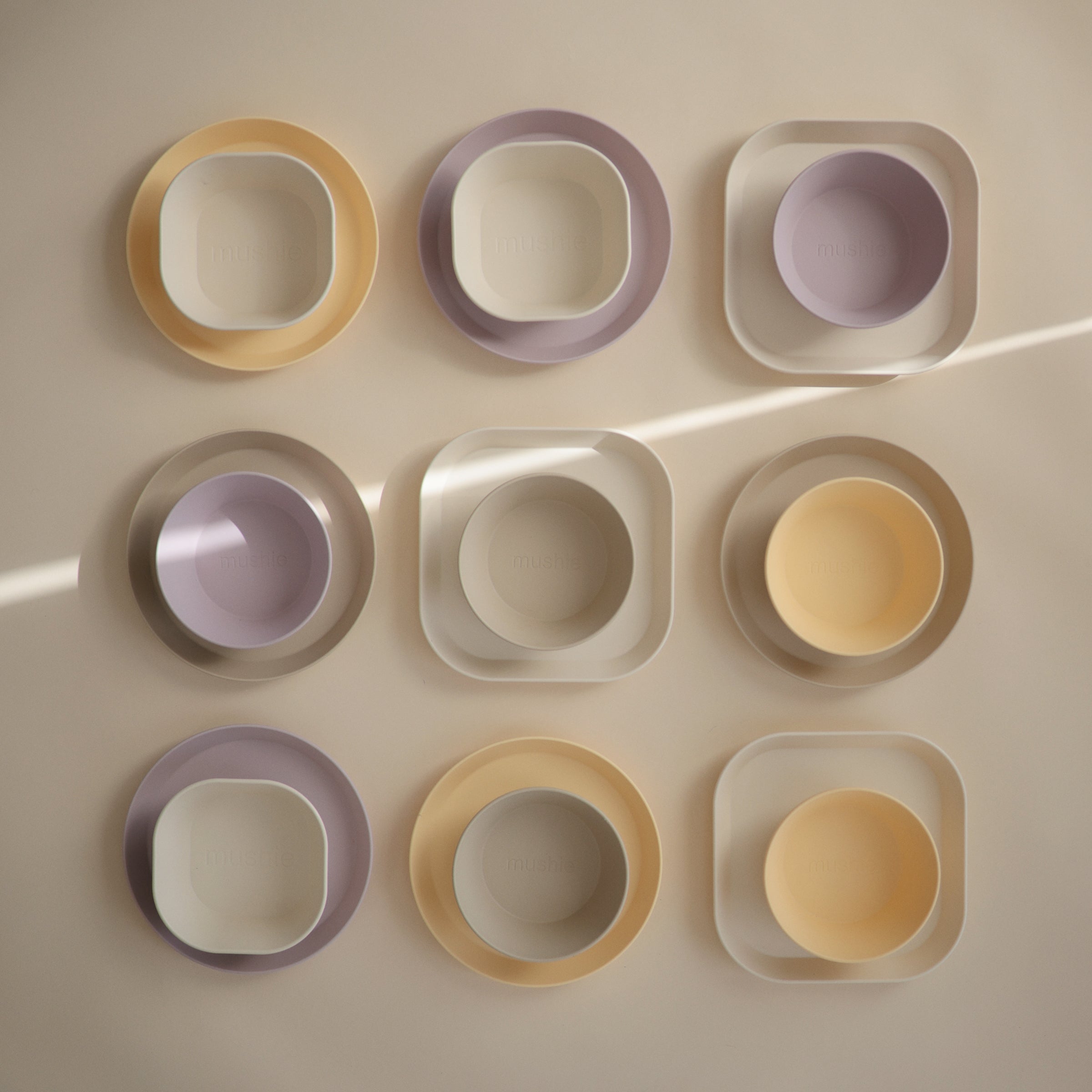 Image of Square Dinnerware Plates, Set of 2